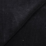 Velours de coton ras charbon