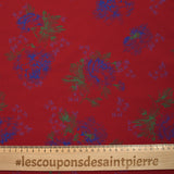 Fondo rojo poligiscoso impreso en redducina