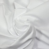 Piqué de coton imprimé blanc