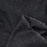 Drap de laine 100% gris anthracite chiné