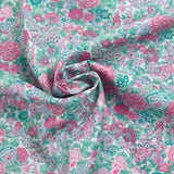 Liberty ® cotton Elysian day pink and mint by the meter
