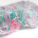 Liberty ® cotton Elysian day pink and mint by the meter