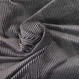 Velours de coton côtelé grosses côtes 3 mm gris