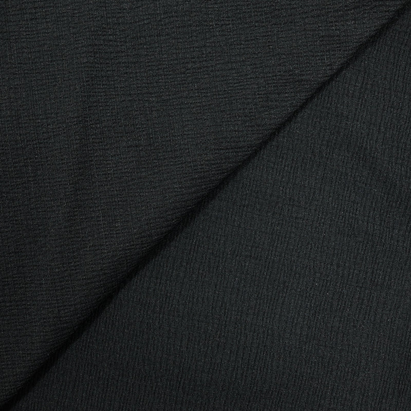 Maille de polyester texturée noir