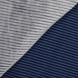 Velours de coton côtelé grosses côtes 6 mm gris fond jeans