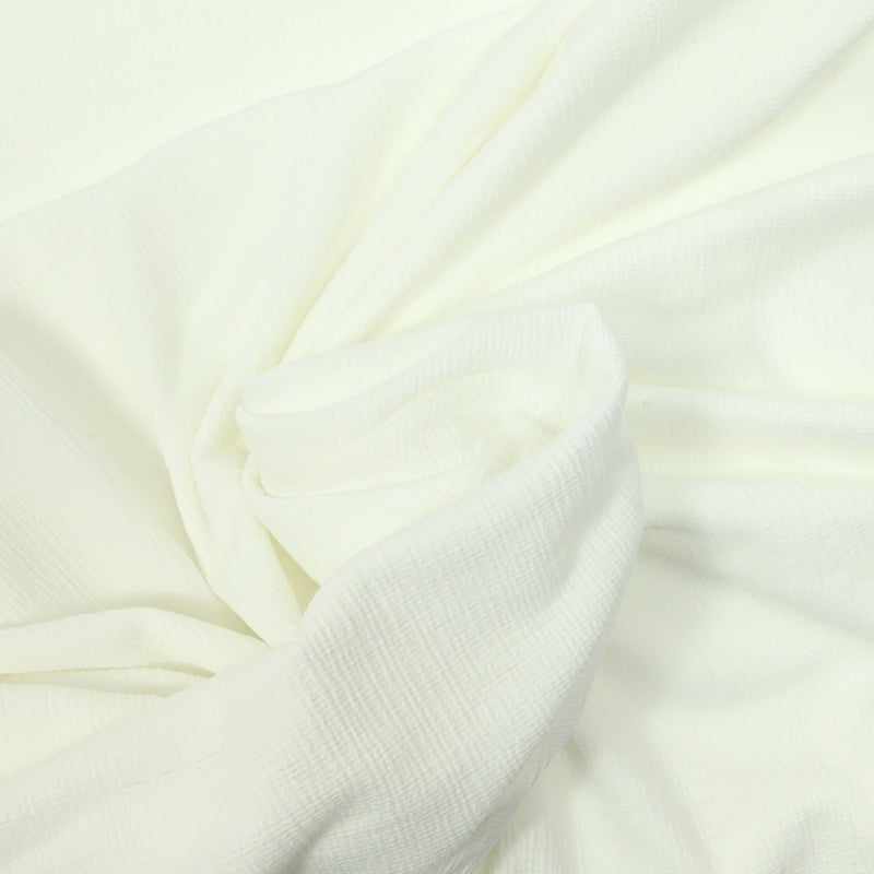 White textured polyester mesh