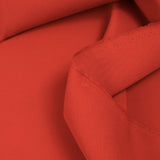 Tissu tailleur 100% laine rouge feu