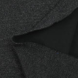 Jersey de coton lourd irisé noir