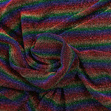 Punto de lúrex con rayas arcoíris