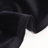 Velours de coton ras charbon