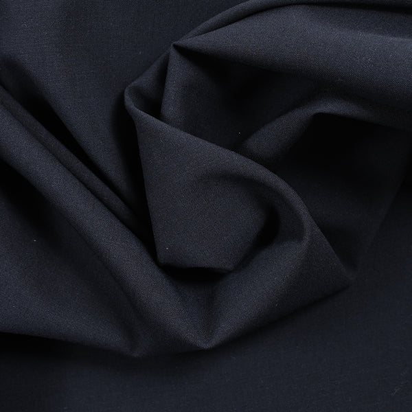 Tissu tailleur laine mélangée bleu de minuit