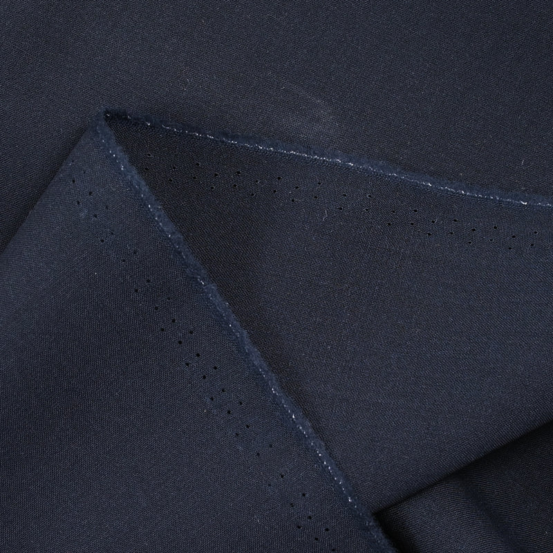 Tissu tailleur laine mélangée bleu de minuit