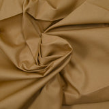 Popeline de coton camel