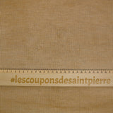 Cotton and elastane corduroy 3 mm coffee