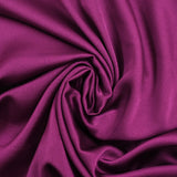 Crepé satinado de poliéster violeta claro