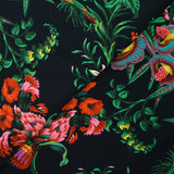 Beverly Hills Impreso viscosa Jersey Midnight Blue Fondo