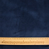 Velours côtelé coton 1,5 mm bleu nuit