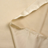 Sand light polyester satin crepe