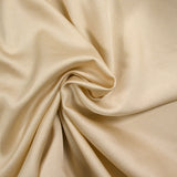 Sand light polyester satin crepe