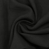 Crêpe de viscose noir