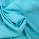 Polycoton satiné Caty turquoise