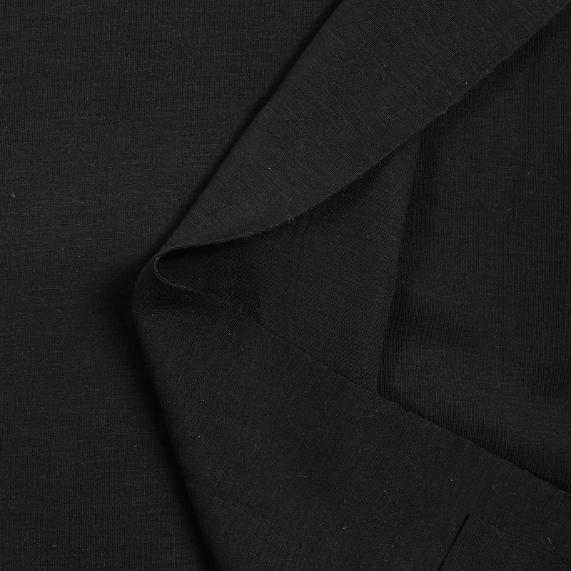 Jersey de viscose noir