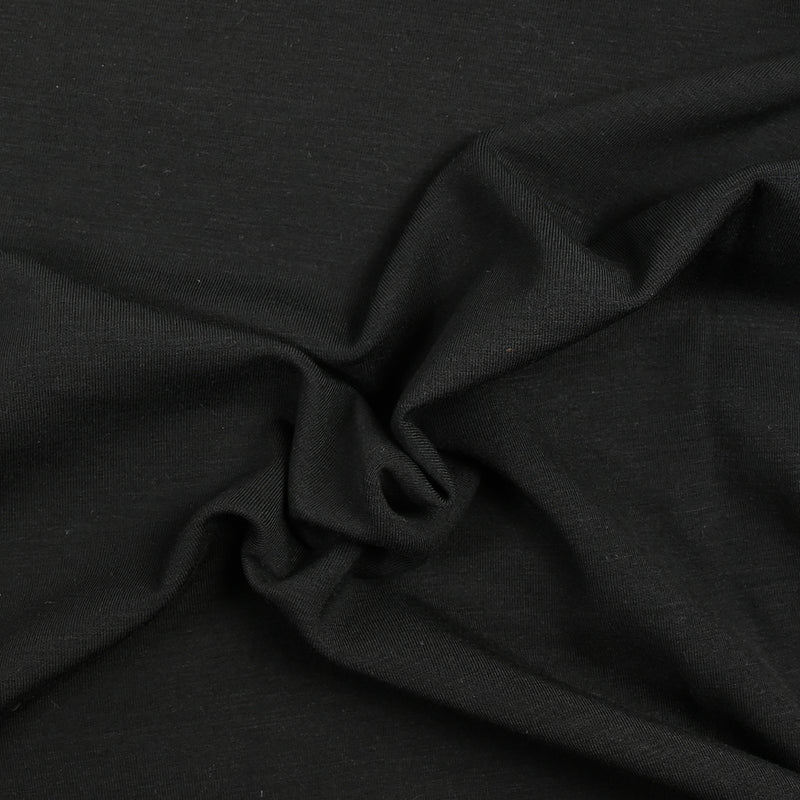 Jersey de viscose noir