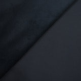 Pana de algodón azul oscuro de 1 mmPana de algodón pato de 1 mm