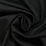 Satin de soie 100% mat noir