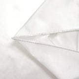 Satin duchesse polyester léger blanc