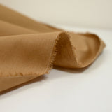 Popeline de coton camel