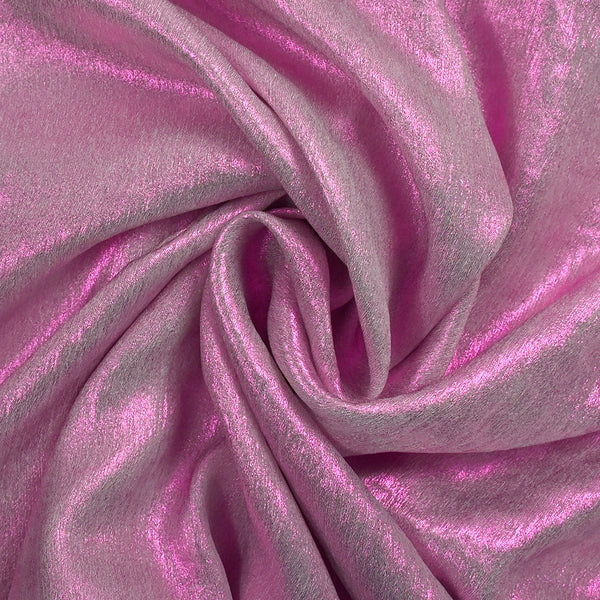 Crêpe irisé magenta fond blanc