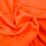 Polycoton satiné Caty orange