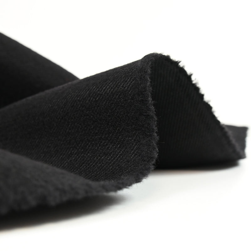 Sergé de laine noir