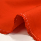 Toile 100% coton orange feu
