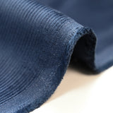 Velours côtelé coton 1,5 mm bleu nuit