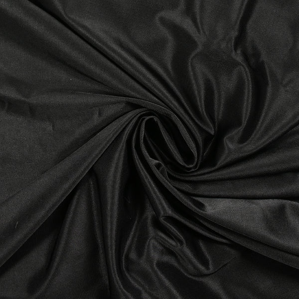 Maille de viscose satinée noir