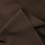 100% Laine sergée fine marron
