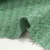 Tweed de polycoton Mindy vert d'eau