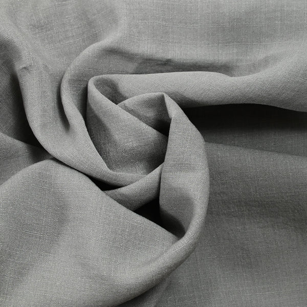 Polyviscose doupionnée irisée gris clair