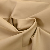 Soie et polyester uni beige
