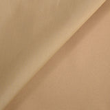 Soie et polyester uni beige