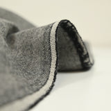 Laine chevrons gris chiné