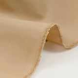 Soie et polyester uni beige
