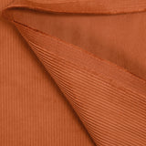 Velours côtelé coton 2 mm terracotta