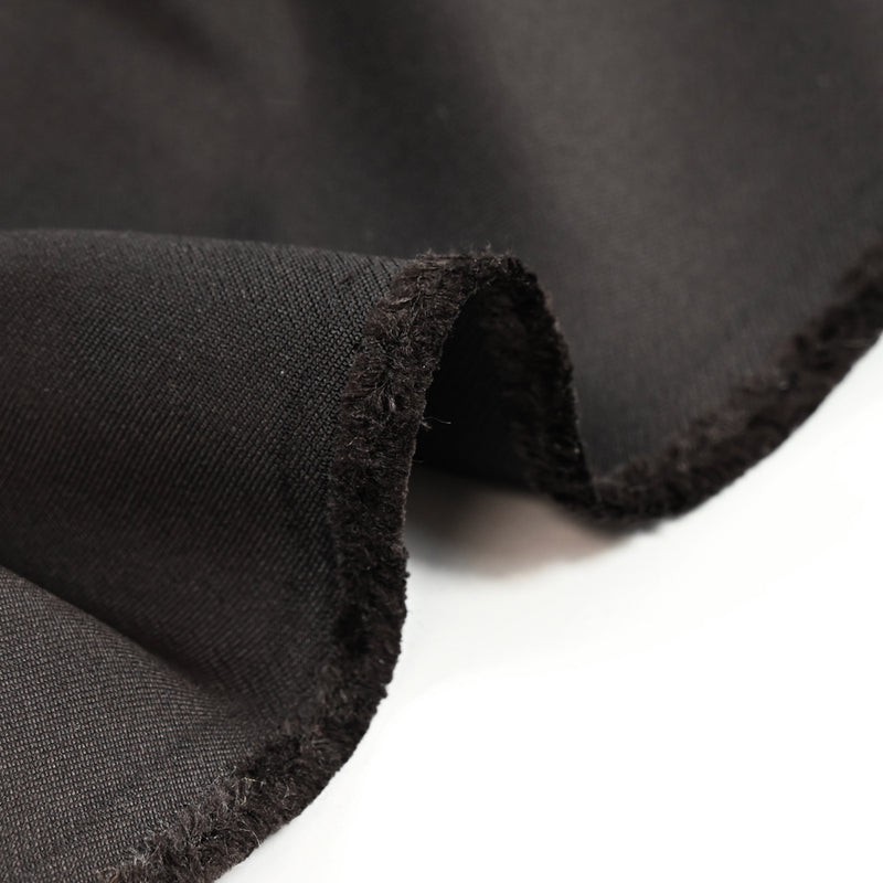 Gabardine de 100% soie double face marron