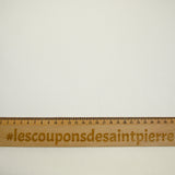 Velours côtelé coton 3 mm blanc cassé