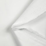 Coton uni blanc neige