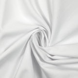 Coton uni blanc neige