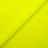 Jersey de polyester envers polaire jaune fluo